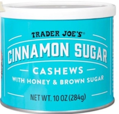 Trader Joe s Cinnamon Sugar Cashews 10oz Limited Seasonal Exp 6/26 & 7/26