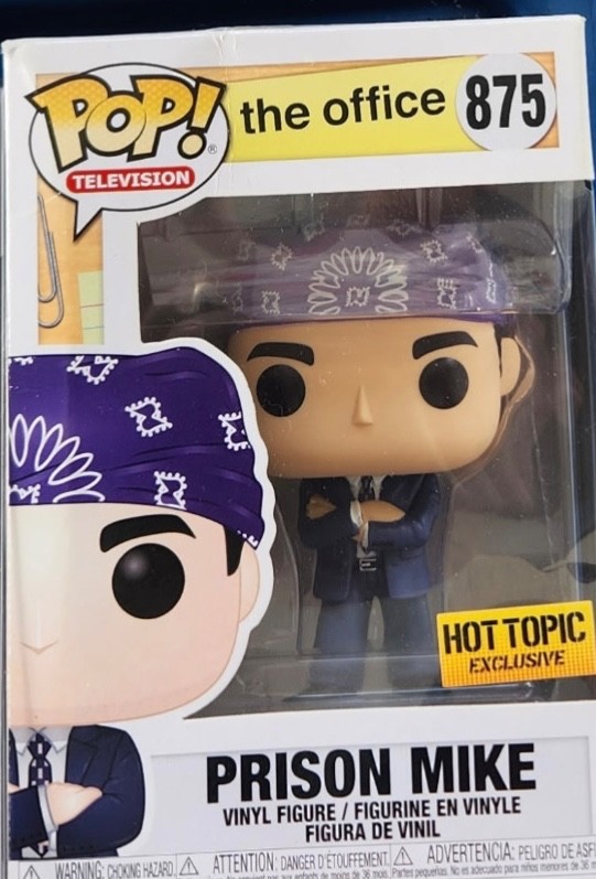 Funko Pop! Vinyl Figure: The Office Prison Mike #875  *NOS READ*