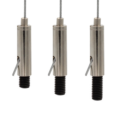 Drahtseilhalter / Gripper 20, M8 Außengewinde, Drahtseil Ø 1,5 - 2,0 mm