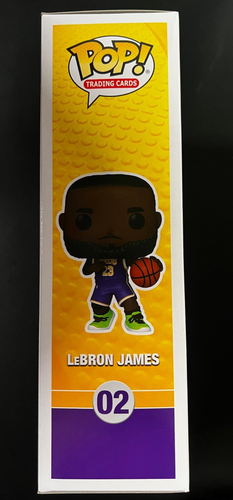 Funko POP! Trading Cards #02 LeBron James Prizm Panini Exclusive Lakers - Picture 4 of 4