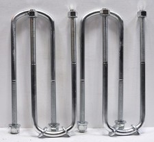 4 Pcs Extended Curve Bend U-bolts 916 X 3-34 X 11-12 Oem Grade New 4 Pcs Extended Curve Bend U-bolts 916 X 3-34 X 11-12 Oem Grade New