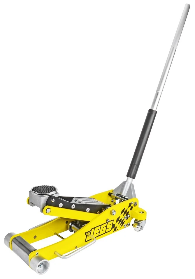 Gato de piso de aluminio de bajo perfil profesional de 3 toneladas JEGS 80077 Foto 4 de 4