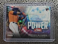 2020 Topps Stadium Club Chrome Yordan Alvarez ROOKIE Power Zone Insert 