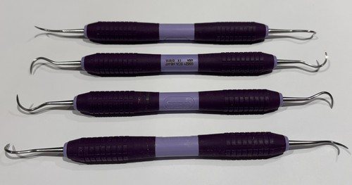 Premier Dental 05621 Double End H6/H7 Sickle Scaler Ultralite Handle Lot of 4