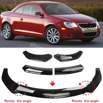 Black For VW EOS 2007-2011 Car Front Bumper Lower Lip Splitter Diffuser Body Kit