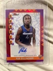 2024 Topps Finest Basketball Red Refractor Rob Dillingham #RFA-RD