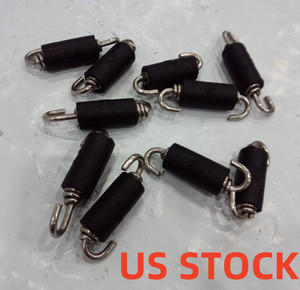 10pcs Motorcycle Exhaust Pipe Spring Muffler Springs Swivel Length 60 mm