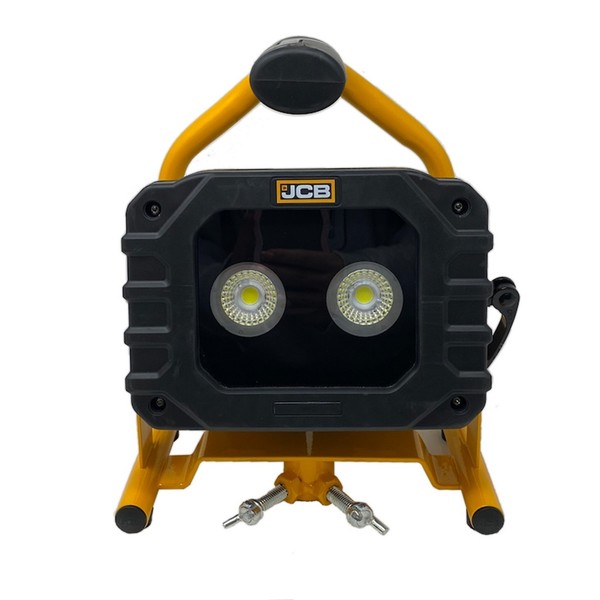 JCB LED Akku Arbeitsleuchte / Baustrahler 20W, 2000 Lm Inkl. Akku Und LadegeräT-image