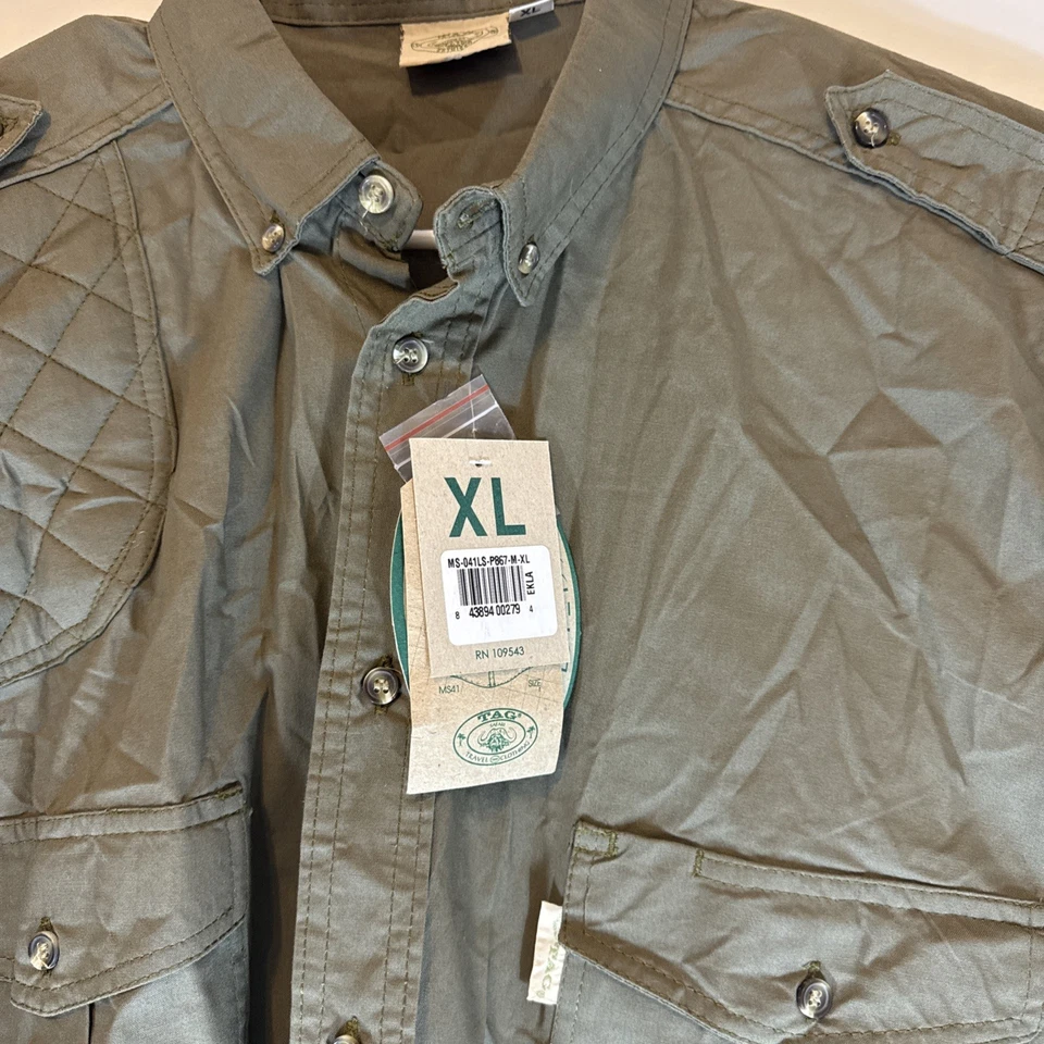 Camisa de musgo de manga corta TAG SAFARI para hombre (MS-041LS-P867-XL Foto 2 de 4