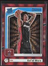 Kel'El Ware 2024-25 Donruss #221 Holo Red Laser /99 RC Rated Rookie