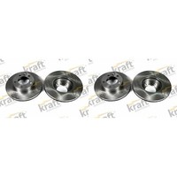 2X Kraft Bremsscheiben 305,5Mm BelÜFtet Vorne Passend FüR Nissan Interstar Opel