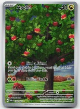 Applin 185/167 NM - Twilight Masquerade - Illustration Rare - Pokemon TCG