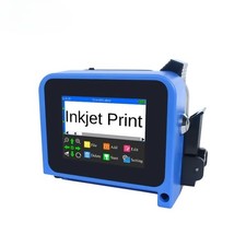 Portable 12.7mm Mini Inkjet Coder for Text Date QR Barcode Logo Label 42ml Ink