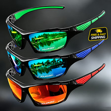 New 2025 Polarized Vertex Men AntiGlare Fishing Cycling Driving Sport Sunglasses