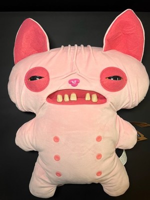 18  Fuggler Sphinx  BIG FUGG Wrinkle McStinkles Hairless Cat Pink Plush ToyXL