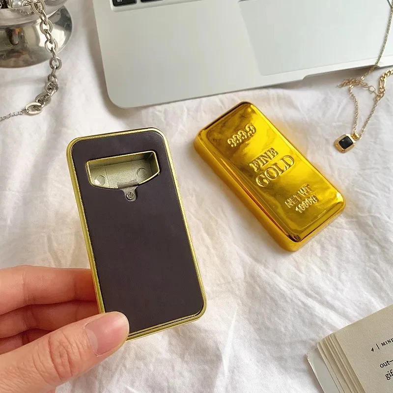 Goldbarren Kühlschrankmagnet Bierflaschenöffner Kreativ Persönlich - Bild 3 von 4