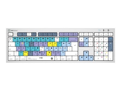 Logickeyboard Davinci Resolve Classic ALBA UK Mac Tastatur LKB-RESC-CWMU-UK