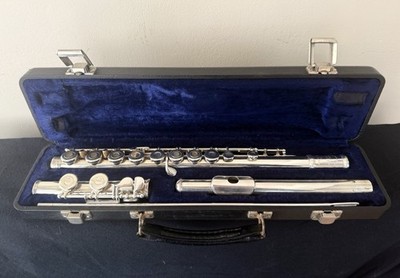 W.T. Armstrong Flute Model 80 Sterling Silver Body & Head With Case