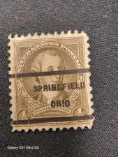 US Scott 704 1932 1/2c George Washington Bicentennial Precancel Springfield Ohio