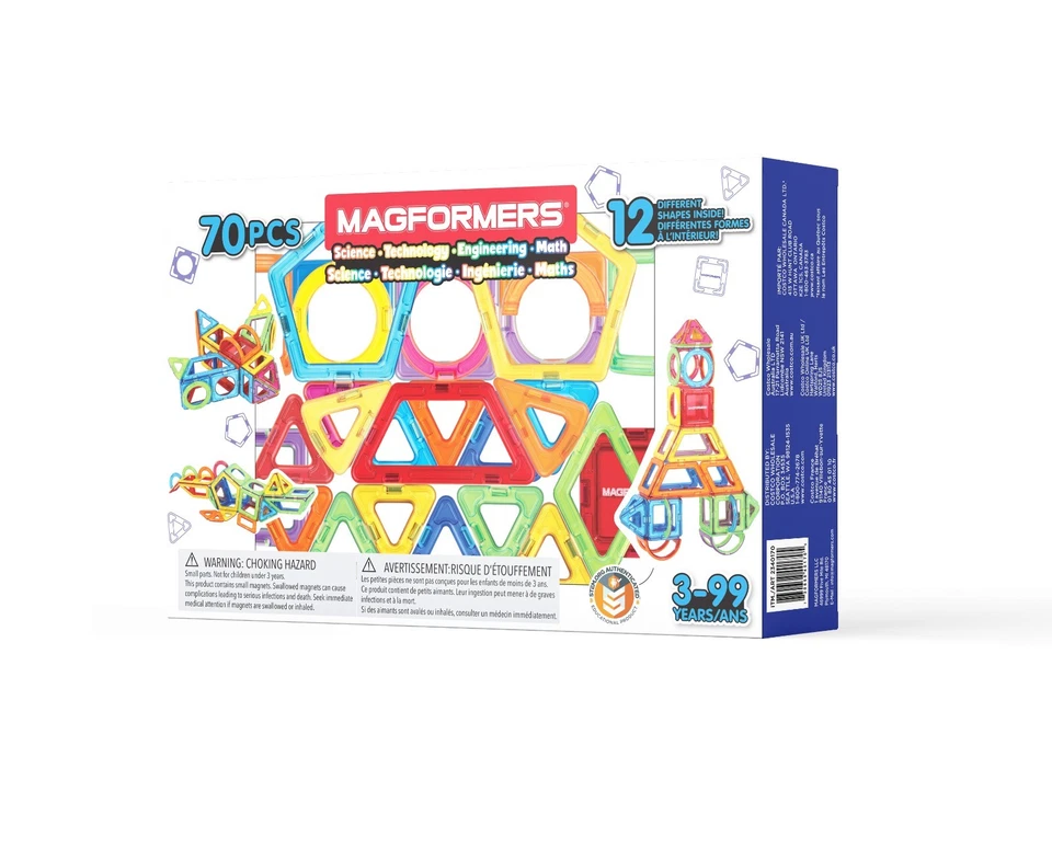 Juego básico de 70 piezas MAGFORMERS Foto 2 de 4