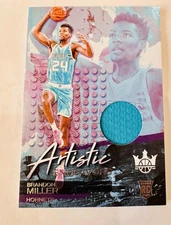Brandon Miller 2023-24 Panini Court Kings Artistic Endeavors Rookie Patch