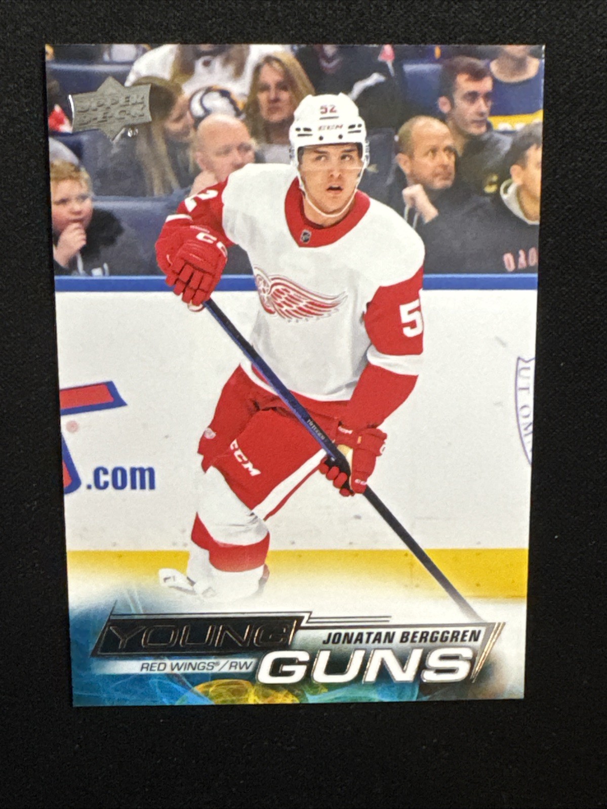 22-23 UD Extended Series Hockey Young Guns 705 Jonatan Berggren
