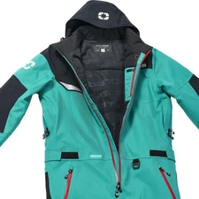 Polaris Men's TECH54 Backcountry Monosuit Durable Waterproof Tear Resist Teal