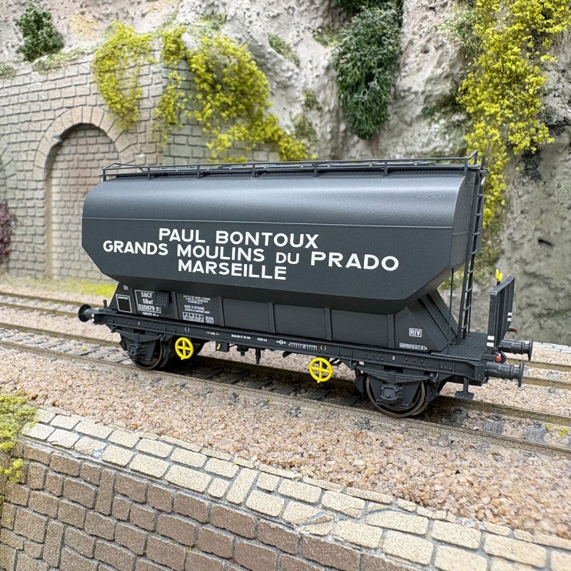 Wagon céréalier Fauvet-Girel Grands Moulins du PRADO SNCF Ep.III REE MO