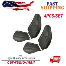 For 2003-14 Chevy Express 1500 2500 Van Driver Passenger Seat Cover Dark Gray