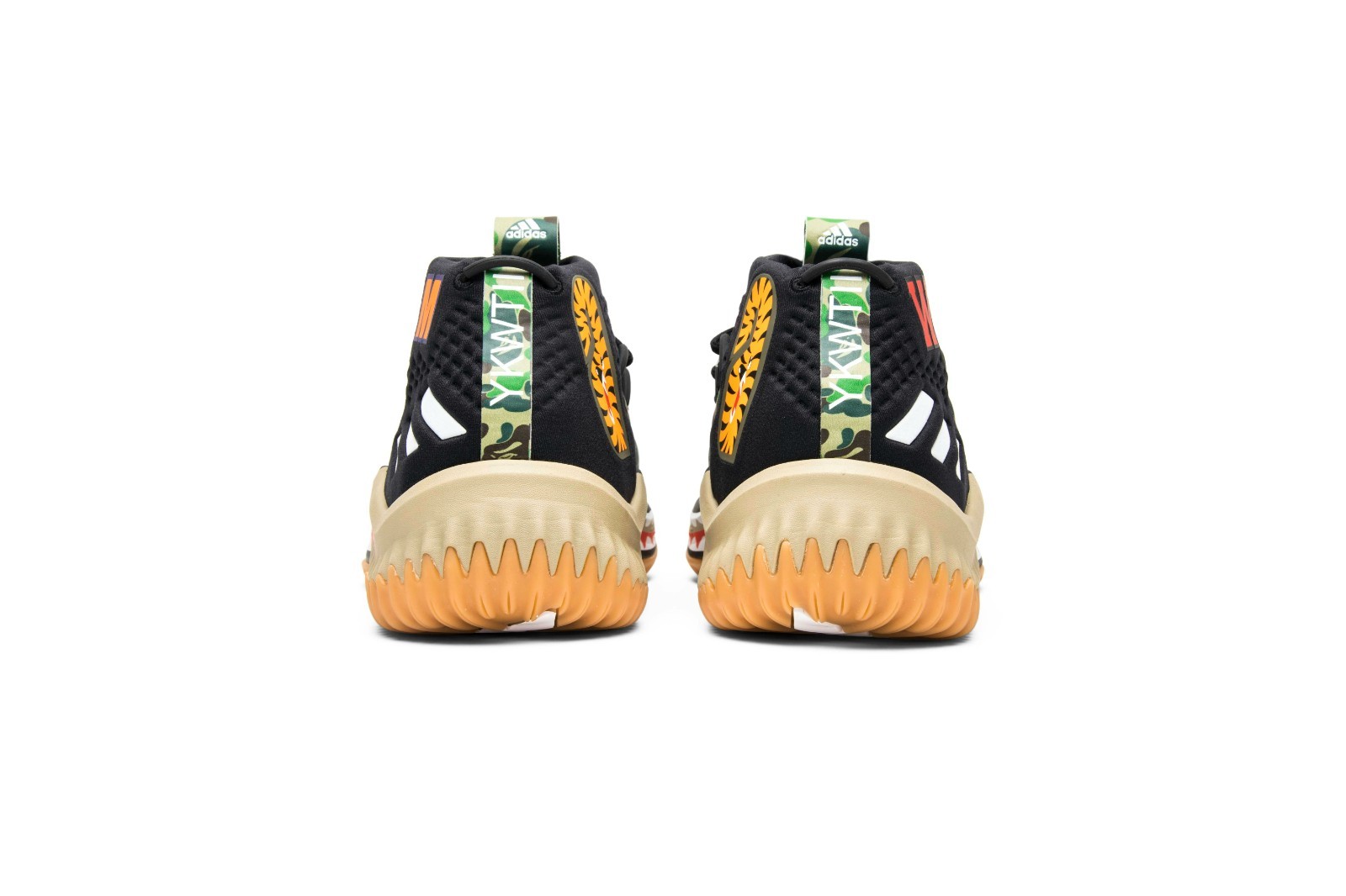 A Bathing Ape × adidas Dame 4 Pack Green AP9974 Men's Size image 7