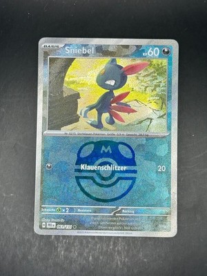 Sneasel (Master Ball Pattern) 061/131 Holo Prismatic Evolutions Pokemon NM DE