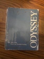 2005 2006 Honda Odyssey ETM Electrical Service Manual OEM Repair Poor Condition