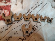 Vintage 7pc Set Bonney Usa Crows Foot 1-18 78 1316 34 58 12