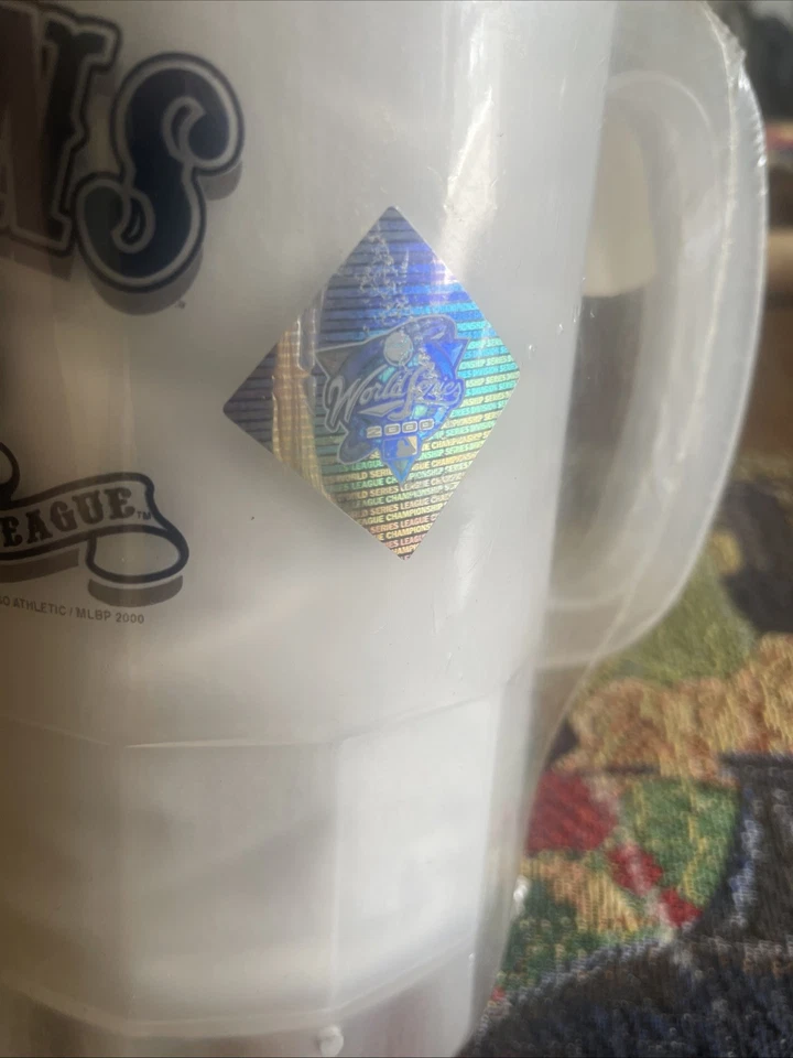 2000 Мировая серия, метро серии винтажный футболка, в кружке запечатанный логотип янки запечатанный - Изображение 2 из 4