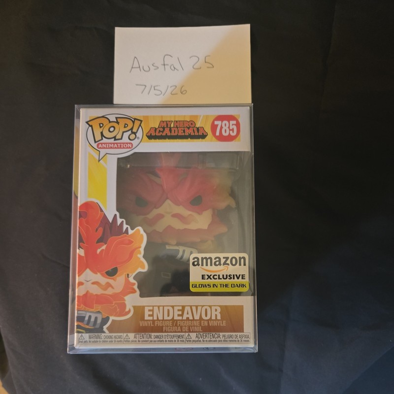 Funko Pop! Vinyl: My Hero Academia - Endeavor (Glows in the Dark) - Amazon...