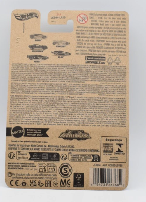 Hot Wheels AcceleRacers Sling Shot Silver Series 2025 2/5. Blister Card - Immagine 2 di 2