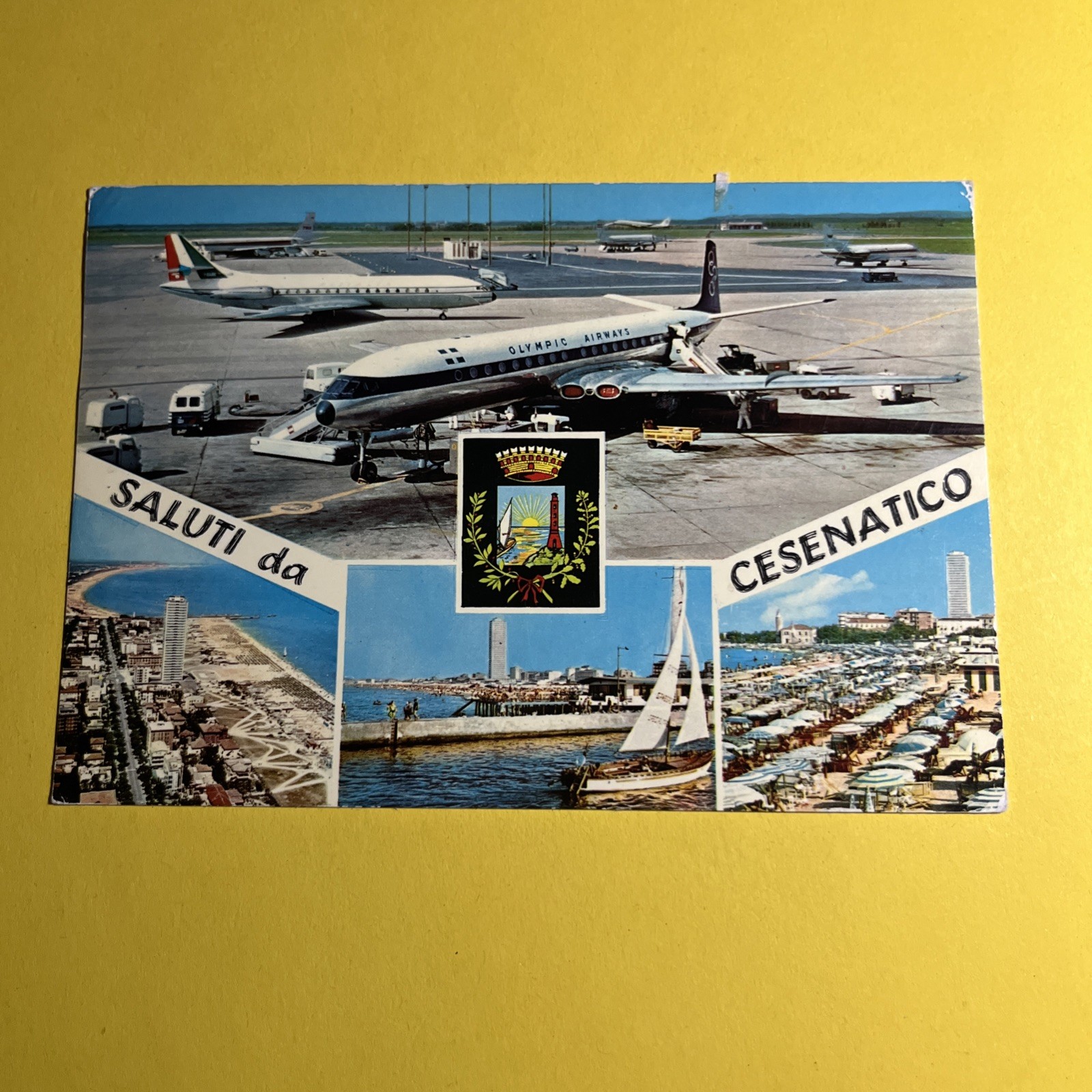 RIVIERA ADRIATICA SOUVENIR - CARTOLINA VIAGGIATA - COLLEZIONE - CARTE POSTALE