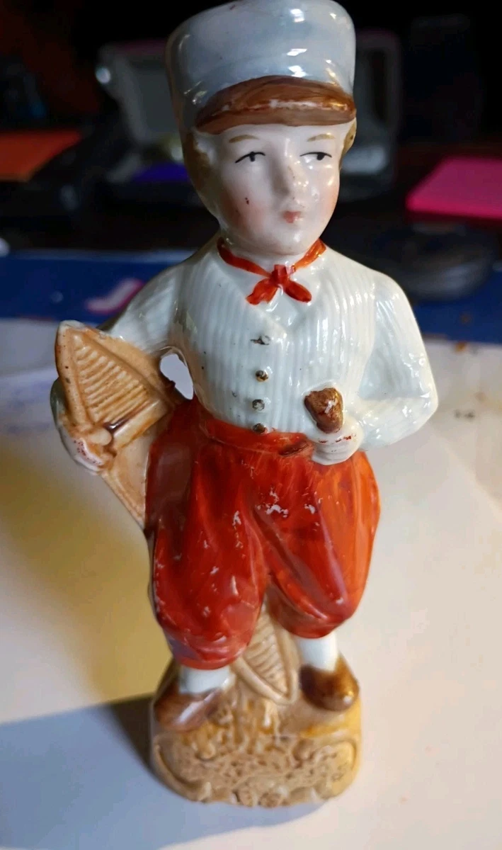 * antique figure ❀ ビスク パニエと 素敵な男の子 Antique Figurine Boy for sale | eBay
