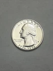 1976-S Silver Proof Washington Quarter, US 25c Bicentennial Silver Coin