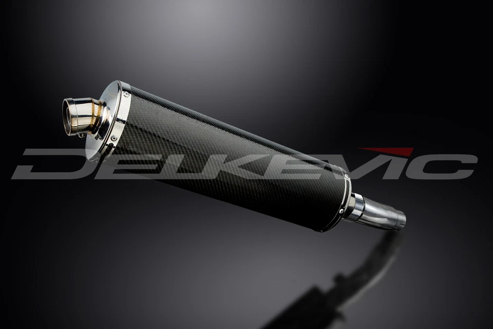 Suzuki SFV650 Gladius 2009-2015 комплект глушителя выхлопной системы 18 дюймов овальный углерод - Изображение 2 из 4