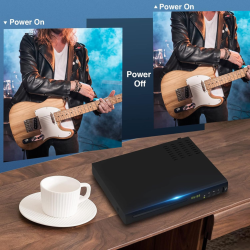 Blu Ray DVD Player, 1080P Heimkino Disc System, alle DVDs und Region a 1 abspielen - Bild 7 von 12