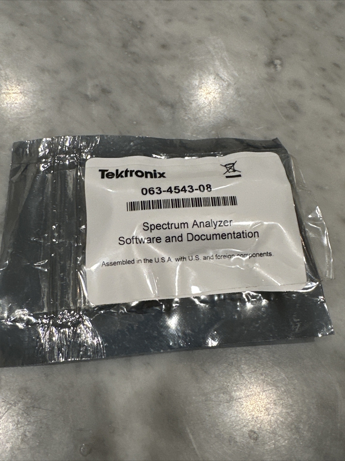Tektronix 063-4543-08 Spectrum Analyzer Software And Documentation