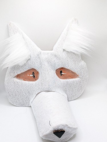 Maschera viso animale Therian/Furry/Cosplay fatta a mano - molti stili disponibili! - Foto 46 di 51
