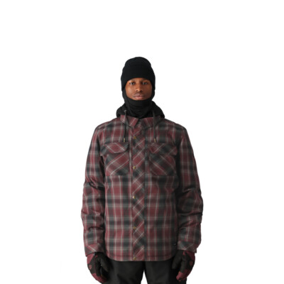 686 Men's Woodland Insulated Jacket - Sassafras Plaid - S | eBay