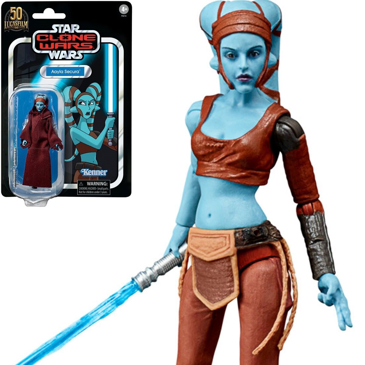 2022 Star Wars Vintage VC217 Tartakovsky AAYLA SECURA 3.75