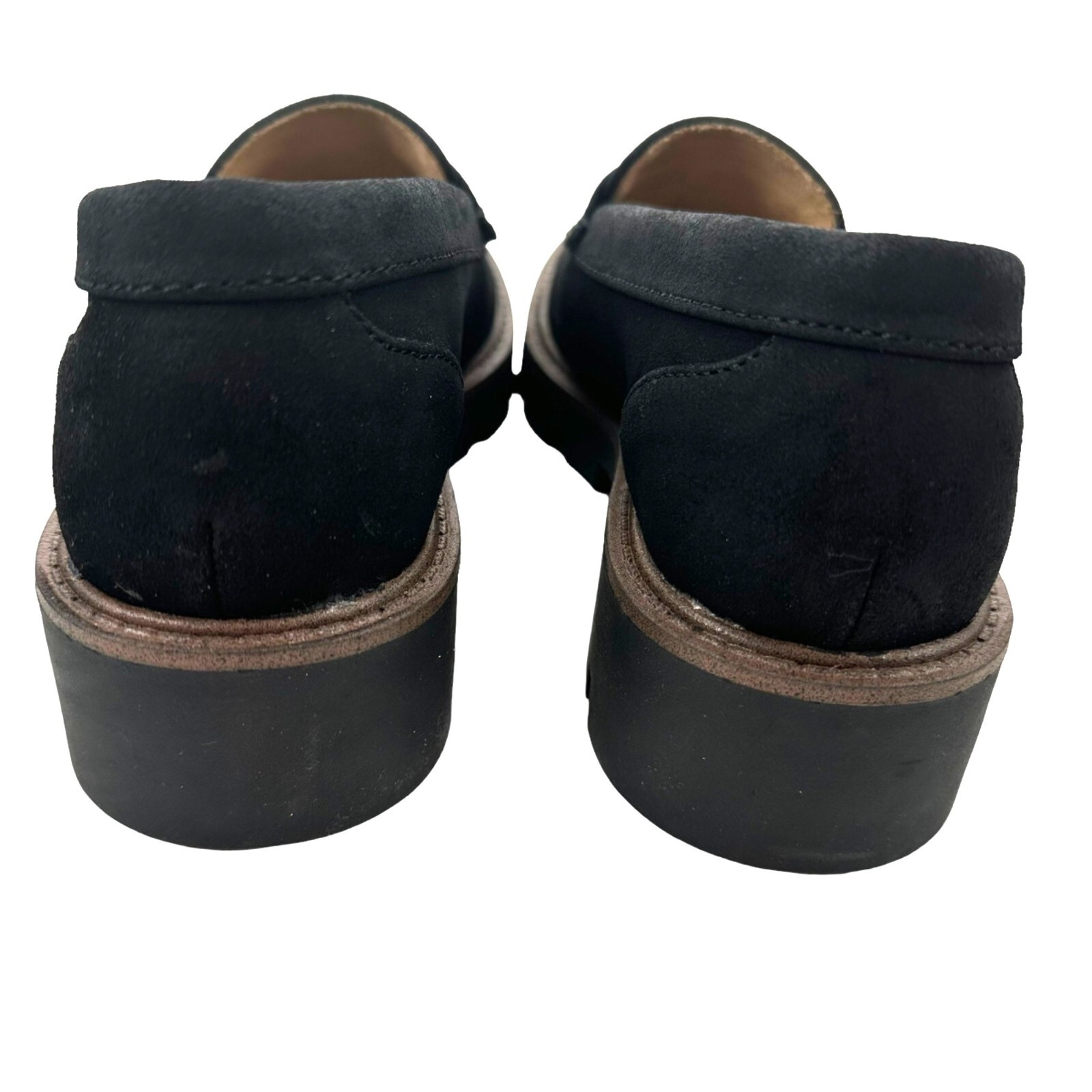 SAOLA Mocassino da montagna bianco nuovo senza scatola Gunner suola a strappo plateau nero scamosciato scarpe grosse 5 5