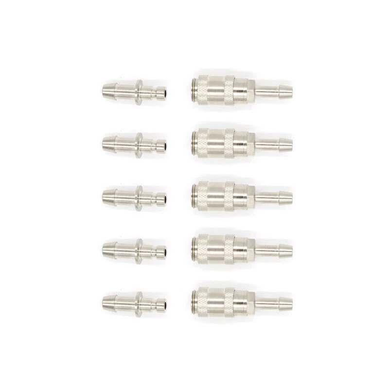 5 CONJUNTOS DE CONECTOR DE MANGUITO NUEVO EN CAJA manguera de presión arterial macho rápido + toma de bayoneta hembra Foto 2 de 4