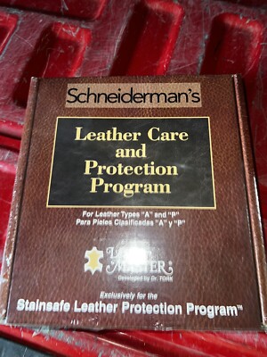 LEATHER MASTER - LEATHER CARE AND PROTECTION PROGRAM - FOR TYPES A & P BRAND NEW