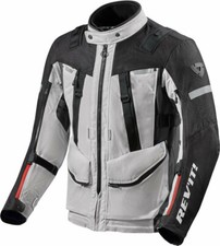Image of Motorcycle jacket Rev'it Touring Adventure Sand 4 silver black size 2XL