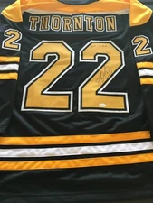 SHAWN THORNTON AUTOGRAPHED CUSTOM JERSEY W/ "2011 S.C.C." INSC.JSA
